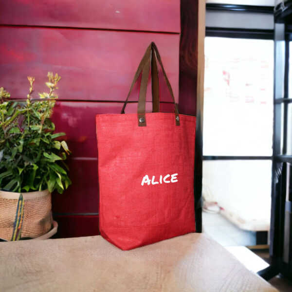 handcrafted jute bag