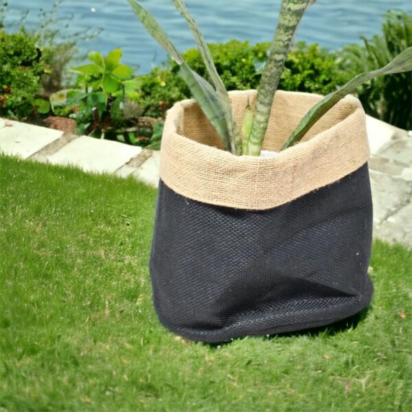 Rustic flower baskets
