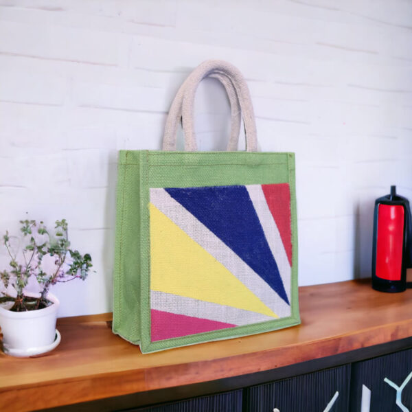 Custom burlap tote bag