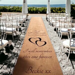 Wedding aisle runner