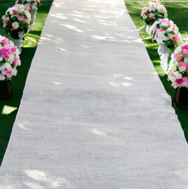 Personalised aisle runner