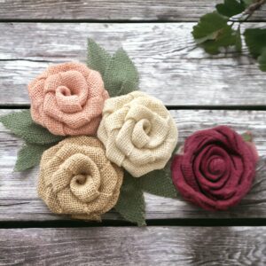 Burlap Flowers