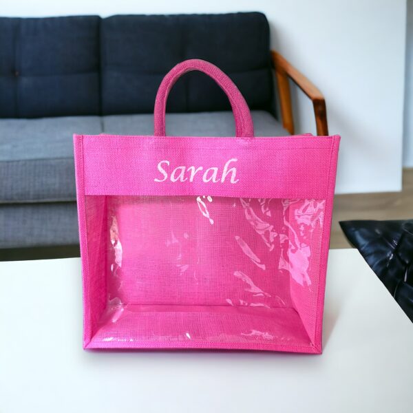 pvc window jute bag