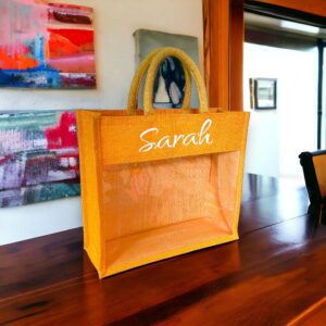 pvc window jute bag