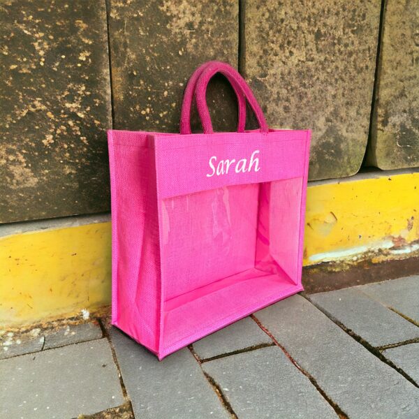 pvc window jute bag
