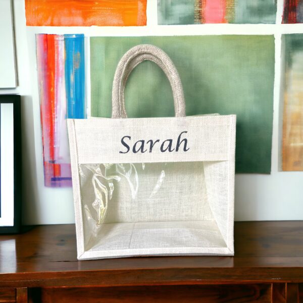 pvc window jute bag