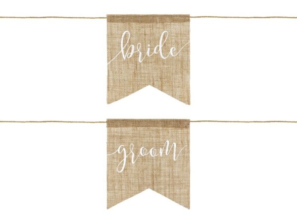 burlap flag