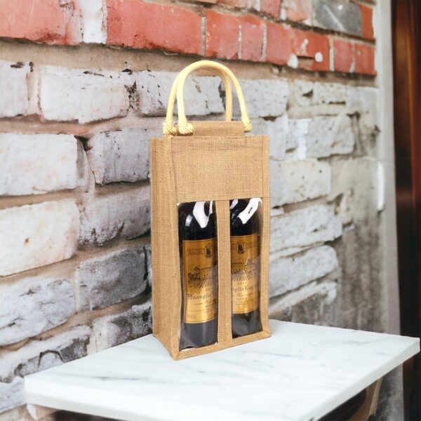 Jute bottle bag